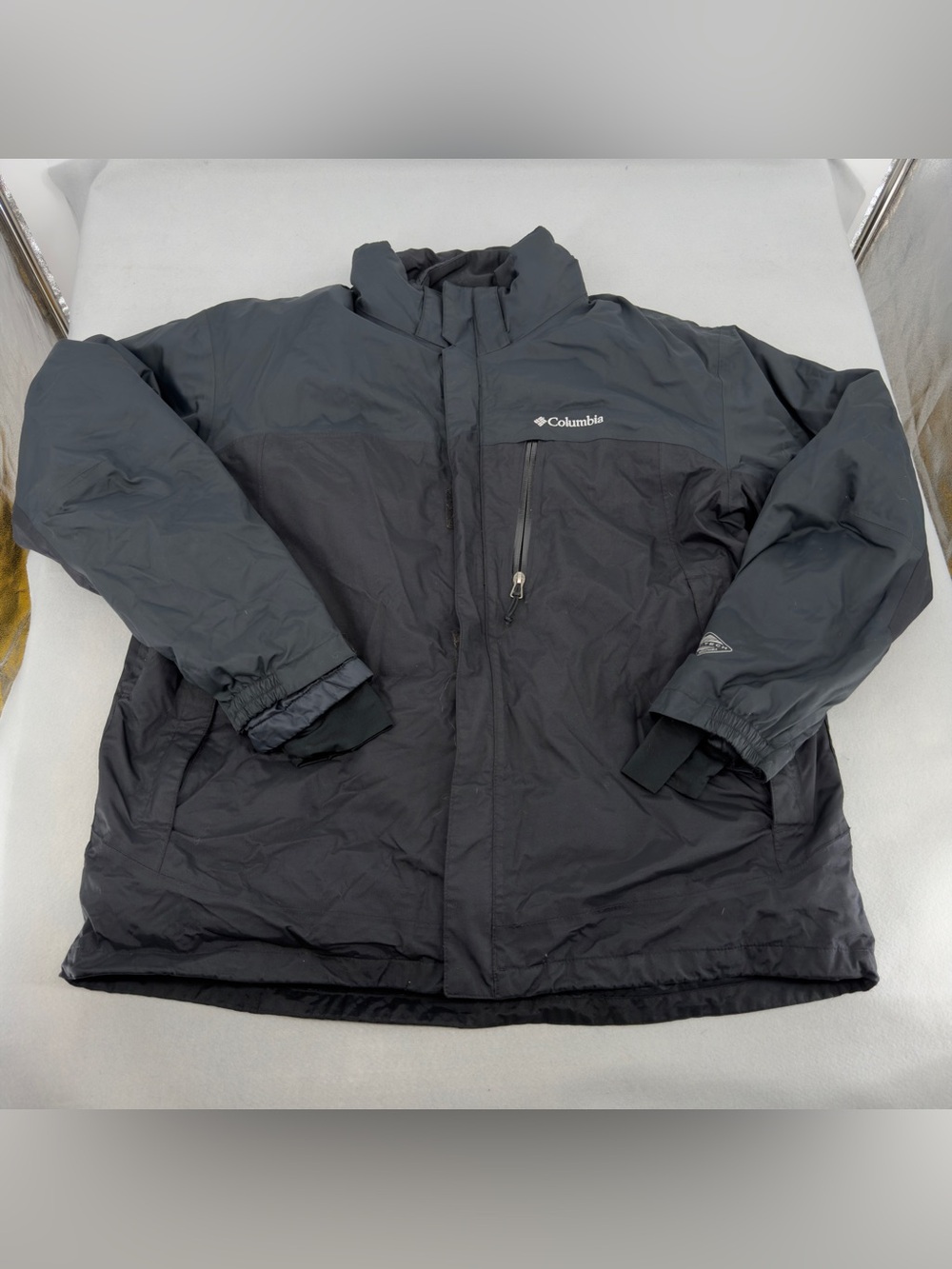 Columbia Black Interchange 3-1 Winter Coat XL Mens